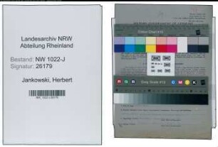Entnazifizierung Herbert Jankowski , geb. 07.02.1920 (Kaufmaennischer Angestellter)