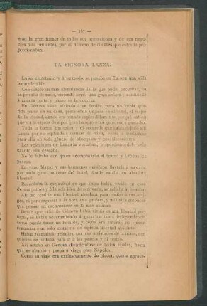 La signora Lanza.