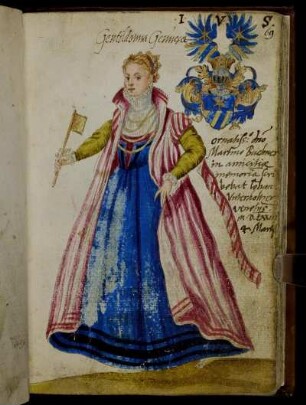 Iohan Unterholtzer, Venedig 1573 [...] Gentildonna Genuesa