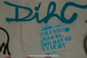 GRENZEN SIND DA, WO MAN SIE ZIEHT
