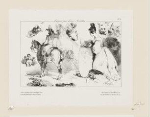 Croquis par divers Artistes, Blatt 1 der Folge "Entwürfe"