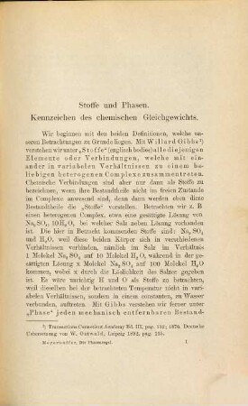 Die Phasenregel und ihre Anwendungen