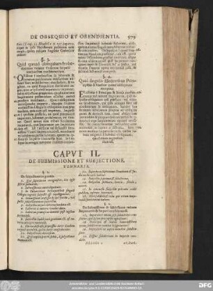 Caput II. De Submissione Et Subiectione.