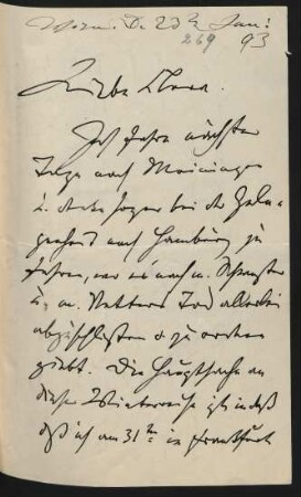 Brief an Clara Schumann : 23.01.1893
