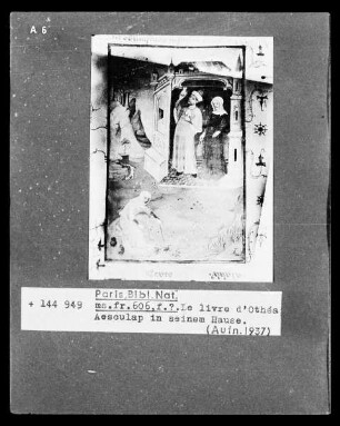 Le livre d'Othéa, Folio ?, Aesculap in seinem Haus