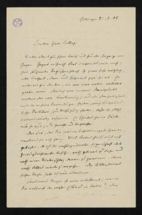 Brief 36: 31.07.1906
