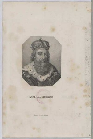Bildnis des Kaisers Karl der Große