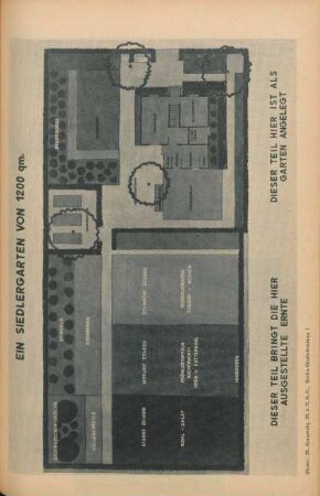 Ein Siedlergarten von 1200 qm