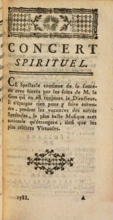 Les spectacles de Paris, ou calendrier historique & chronologique des théâtres, 37. 1788