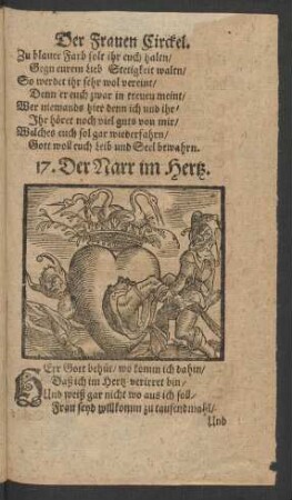 [Der Narr im Hertz.]