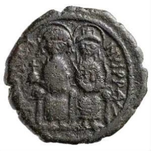 Münze, Follis, 568 / 569