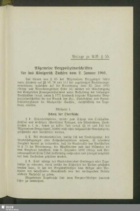 Anlage zu A.B. § 55