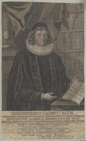 Bildnis des Christophorvs Iacobvs Blvm