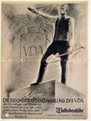 Monatszeitschrift "Der Volksdeutsche" u.a. zur behördlichen Registrierung der Umsiedler