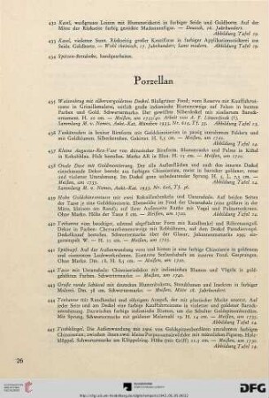 Porzellan (Nr. 435-531)