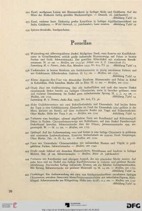 Porzellan (Nr. 435-531)