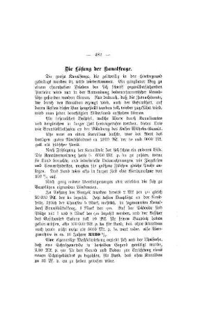 Die Lösung der Kanalfrage
