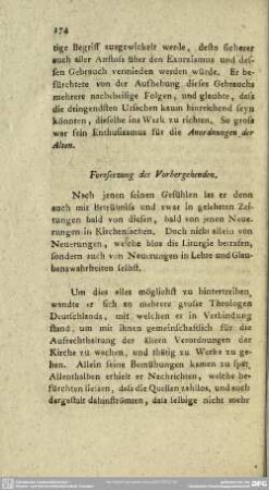 Fortsetzung des Vorhergehenden
