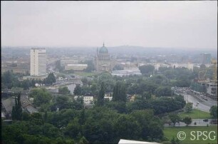 Potsdam, Blick vom Brauhausberg auf die Stadt.