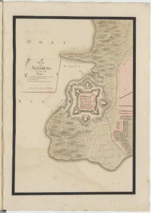 Plan von Arnsburg Auff der Insul Oesel