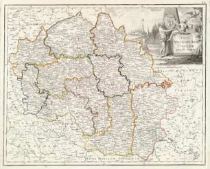 KARTA MOSKOVSKOJ GUBERNII iz 10 uezdov