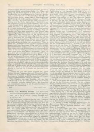 135-138 [Rezension] Schmitz, Wilhelm, Miscellanea Tironiana
