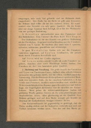 2. Züchtung und Veredelung.