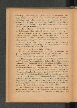 2. Züchtung und Veredelung.