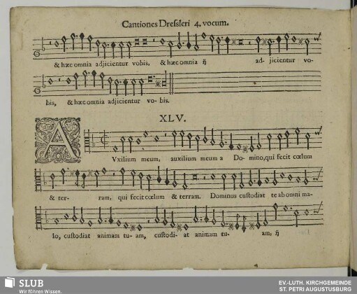 XLV. Auxilium meum