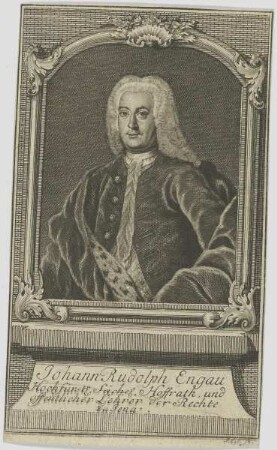 Bildnis des Johann Rudolph Engau