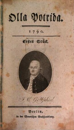 Olla potrida : eine Quartalschrift. 1790, 1790