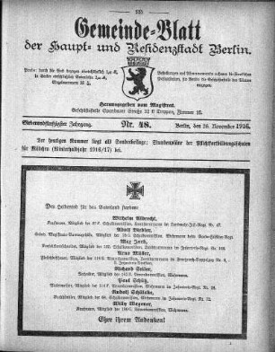 1916,48: Nr. 48, 26. November 1916