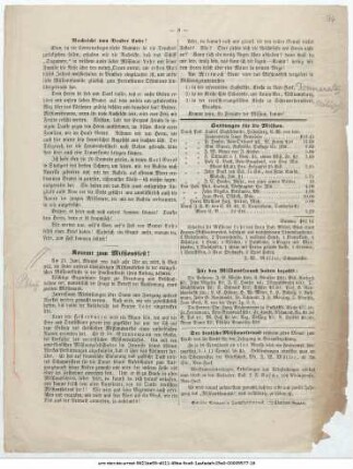 Kommt zum Missionsfest! : [Zeitungsausschnitt]