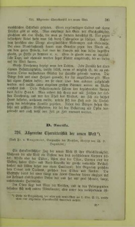326. Allgemeine Charakteristik der neuen Welt
