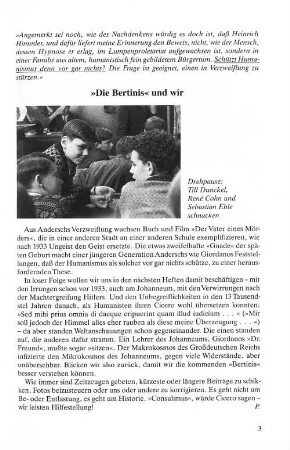 "Die Bertinis" und wir