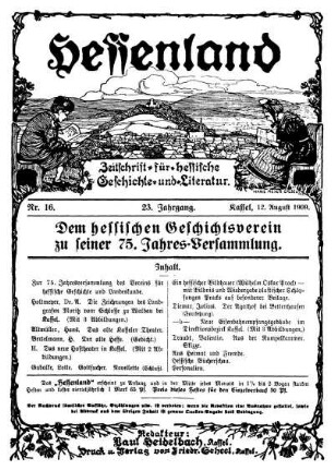 Nr. 16, 12. August 1909
