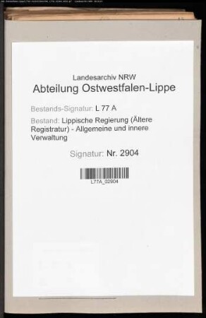 Grundstücksverkäufe im Amt Varenholz, Vogtei Hohenhausen - sp. Amt Hohenhausen (Landkatasterkommissionssachen), Bd. 10
