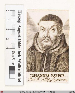Bildnis (Georg) Johann Pappus