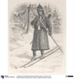 Schwedischer Same auf Skiern