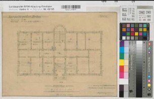 Brilon, Amtsgericht, Ergeschoss, Grundriss