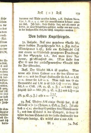 Von hohlen Kugelspiegeln
