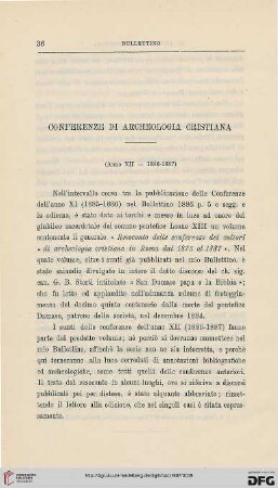 Conferenze di archeologia cristiana