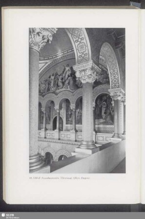88. Schloß Neuschwanstein. Thronsaal. Obere Empore