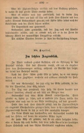 304. Kapitel. Im letzten Augenblick