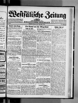 Westfälische Zeitung : Bielefelder Tageblatt