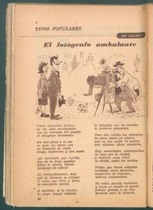 El fotógrafo ambulante : Tipos populares