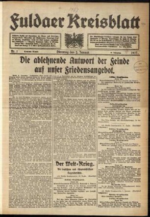 49.1917: Fuldaer Kreisblatt