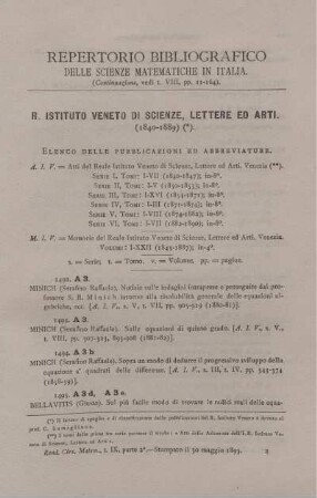 Repertorio bibliografico delle scienze matematiche in Italia.
