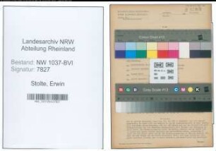 Entnazifizierung Erwin Stolte , geb. 17.02.1909 (Ingenieur)