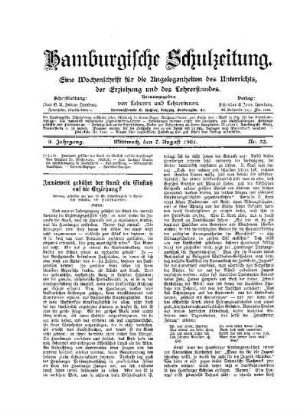 Inwieweit gebührt der Kunst ein Einfluß auf die Erziehung? : (Schluß)